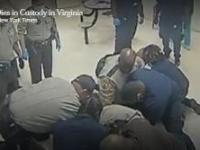 美国非裔男子戴着手铐仍遭警察按压在地身亡 视频曝光
