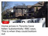 多伦多房价暴跌 RBC：明年是买房好时机